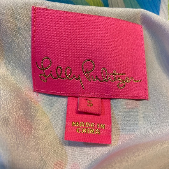 Lilly Pulitzer Winni Maxi Dress Maraca My World Print Small - Picture 5 of 8